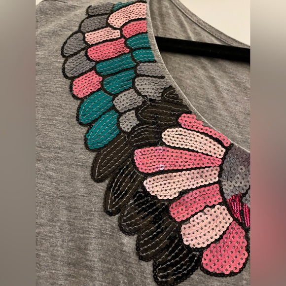 Off shoulder sequin shirt - Picture 5 of 5